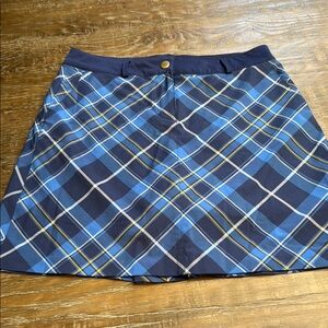 Lady Hagen Blue A-Line Mini Skirt
